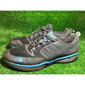 Mens The North Face Hiking Shoes Size 12 Gray with BluePre Owned